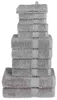 vidaXL 12-delige premium handdoekenset SOLUND, grijs, 600 Productafbeelding-voorbeeld 7