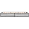 The Living Store Bettgestell Grau Sonoma 90x200 cm Produktbild-Vorschau 6