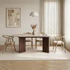 Skye Decor, uitschuifbare eettafel 160-200 cm, travertin & Productafbeelding-voorbeeld 2