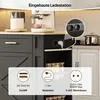 Îlot de cuisine Flieks avec plan de travail extensible, Voir les images du produit 9