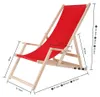 Mucola Strandstuhl mit Armlehnen Strandliege Holz Produktbild-Vorschau 7