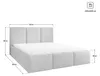 Masseno Polsterbett MORENA MGV 200x200 cm, Polsterbett mit Produktbild-Vorschau 7