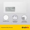 250 buste - buste lunghe C5/6 DIN con finestra - 110x220 mm Anteprima dell’immagine prodotto 4