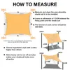 Tenda da sole rettangolare 2x5 m, 180 g/m² in HDPE, Anteprima dell’immagine prodotto 6