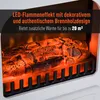 HOMCOM Elektrický krb Plameňový efekt 950/1850W Ochrana Náhľad obrázku produktu 4