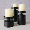 Kerzenhalter für dicke Kerzen MERIL, 3er-Set, Ø 7,5 cm Produktbild-Vorschau 2