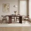 Skye Decor, Erweiterbarer Esstisch, Walnuss, 160 x 90 cm Produktbild-Vorschau 2