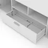 Meuble TV BLANCA, 150 cm, blanc mat, avec éclairage LED RGB Voir les images du produit 3