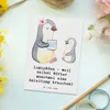 Mr. & Mrs. Panda Postkarte Logopädin Helden - Weiß - Produktbild-Vorschau 2