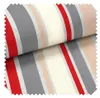 novely® OXFORD 210D - D111 Streifen Rot/Beige/Grau - Produktbild-Vorschau 1