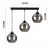 LUXOLAR Pendelleuchte 3-flammig E27 Schwarz - Glasschirme Produktbild-Vorschau 4