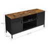 SONGMICS Nízký TV stolek, se 3 policemi, délka 120 cm, Náhled obrázku produktu 3