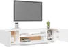 vidaXL, TV-Schrank, Weiß, 160x35x40 cm, LED-Beleuchtung mit Produktbild-Vorschau 3