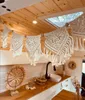 Chaîne de fanions en macramé Camping - Guirlande - Voir les images du produit 3