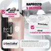 tectake® Cleo 4dílná sada pevných kufříků, 3 vozíky, 1 Náhled obrázku produktu 5