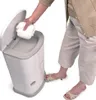 A person is using a diaper pail. Produktbild-Vorschau