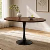Uitschuifbare eettafel, 100–140 x 100 x 75 cm, ovaal, Productafbeelding-voorbeeld 3