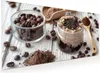 Küchenrückwand Spritzschutz Glas mit Motiv Kaffeedessert Produktbild-Vorschau 1