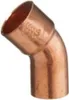 Cornat Kupfer-Lötfitting Bogenstück 45 Grad für Rohre mit Produktbild-Vorschau 1