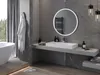 Mexen Gobi podsvícené koupelnové zrcadlo 90 x 90 cm, LED Náhled obrázku produktu 3