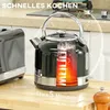 Sada rýchlovarnej kanvice a hriankovača HOMCOM, 7 stupňov Náhľad obrázku produktu 4