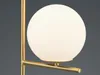 Stolová lampa - Zlatožltá - Biela - Opálové sklo - Kov - V Náhľad obrázku produktu 9