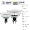 Eglo 12246 LED GU5,3 2-fach Leuchtmittel 2x1,8W Ø50mm Produktbild-Vorschau 4