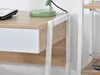 Scrivania con cassetto ARGI - bianco / rovere sonoma Anteprima dell’immagine prodotto 4