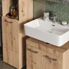 Badschrank Vicco Luna Eiche Wotan 37 x 190 cm, Model 36757 Produktbild-Vorschau 4