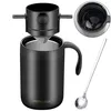 Pour Over Kaffeebereiter mit Löffel, Camping-Kaffeetropfer, Produktbild-Vorschau 1