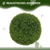 HOMCOM 2er Set künstliche Buchsbaumkugel 40 cm Kunstpflanze Produktbild-Vorschau 4