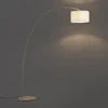 Nowoczesna lampa łukowa beżowa z abażurem z tkaniny typu Podgląd zdjęcia produktu 8