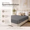 Microfaser Marke Spannbettlaken  140 - 160 x 200 cm + 30 cm Produktbild-Vorschau 7
