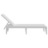Bain de soleil blanc 186x60x29 cm PP Voir les images du produit 5