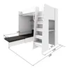 Marlux-Meble Hochbett JSM-7 90x200 TREPPE Links mit Produktbild-Vorschau 8