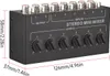 Mini mikser stereo, 6-kanałowy pasywny mikser stereo, Podgląd zdjęcia produktu 2