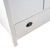 vidaXL Šatní skříň se 2 dveřmi Hill White 89x50x170 cm Náhled obrázku produktu 5