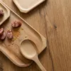Set aus 6+1 Buchenholz-Servierplatten mit Holzlöffel für Produktbild-Vorschau 9
