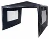 Relaxdays Pavillon 3x3 m, 2 Seitenteile, Metall Gestell, PE Produktbild-Vorschau 1