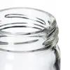 A close-up shot of the rim of a clear glass jar, showing the threading for a lid. Podgląd zdjęcia produktu