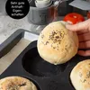 Moritz & Moritz Burger Buns Backform Silikon Rund 12cm Ø - Produktbild-Vorschau 5