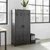 Armoire métallique à 2 portes ODESSA gris foncé Armoire en Voir les images du produit 3