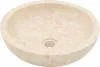 vidaXL Waschbecken 40x12 cm Marmor Creme -  Produktbild-Vorschau 3
