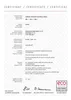 A certificate with text and logos. Produktbild-Vorschau