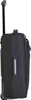 Side view of a black and gray rolling travel bag with an extended handle. Produktbild-Vorschau