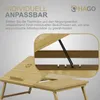 HAGO24 Laptoptisch 54x34cm Bambus Lapdesk Notebooktisch Produktbild-Vorschau 5