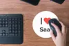 MuchoWow® Mauspad Mousepad Ich liebe - Saar - Mädchen 20x20 Produktbild-Vorschau 4