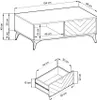 Wohnzimmer-Set Diamond Anbauwand 4-teilig Evoke Oak schwarz Produktbild-Vorschau 6