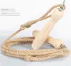 Springseil Hanf mit Holzgriff Springseil Sprungseil Produktbild-Vorschau 2