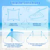 Tenda da spiaggia COSTWAY 300x300cm, tenda solare UPF 50+ Anteprima dell’immagine prodotto 8